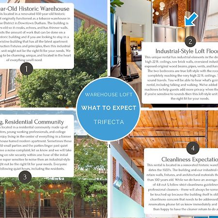 Appartement Trifecta Historic Brick 2Br Getaway Superhost à Durham Extérieur photo
